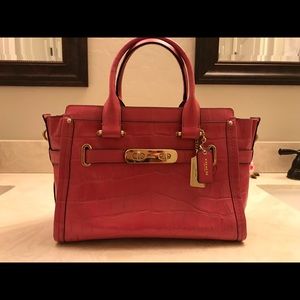 Coach Swagger Crocodile handbag
